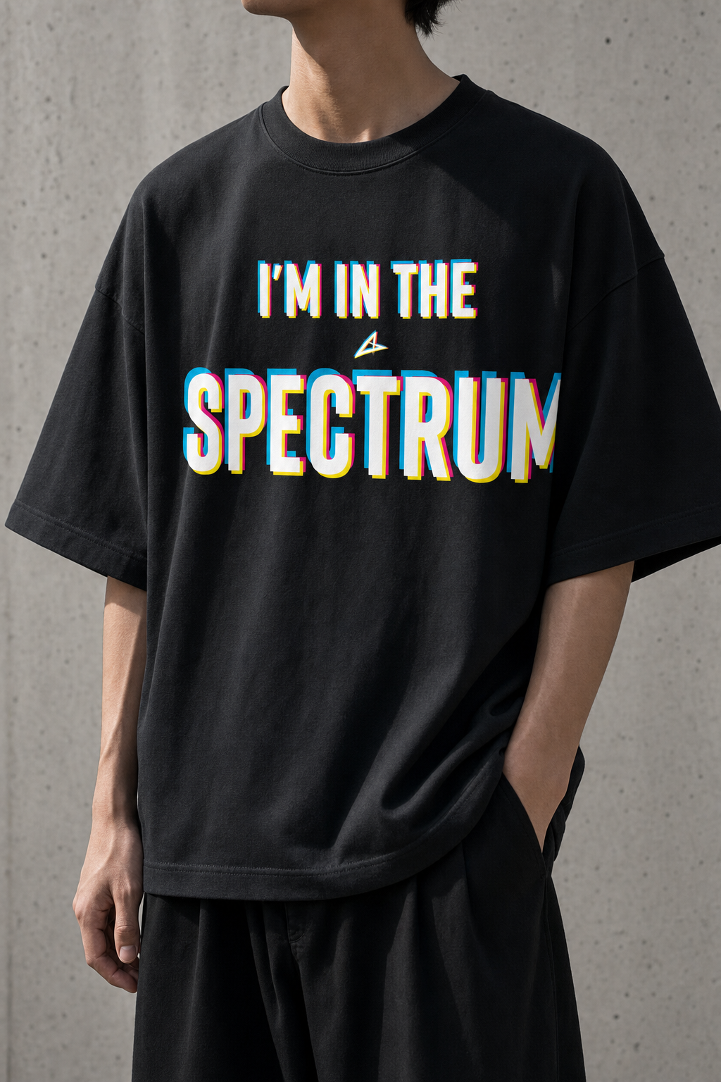 Camiseta Oversized AUTST — I'm in the Spectrum