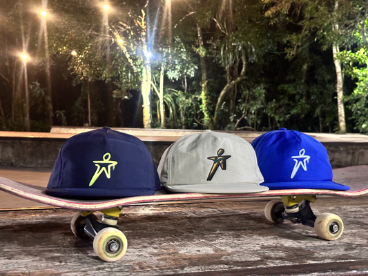 Boné Snapback Ripstop Autoral Blue Lime