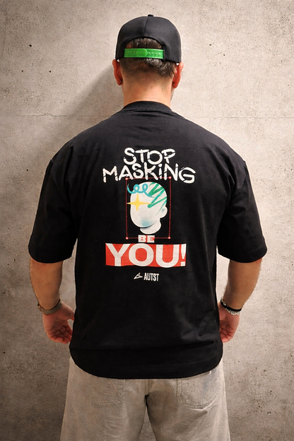 Camiseta Oversized AUTST – Stop Masking Be You